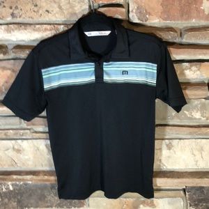 Travis Mathew Striped Golf Polo
